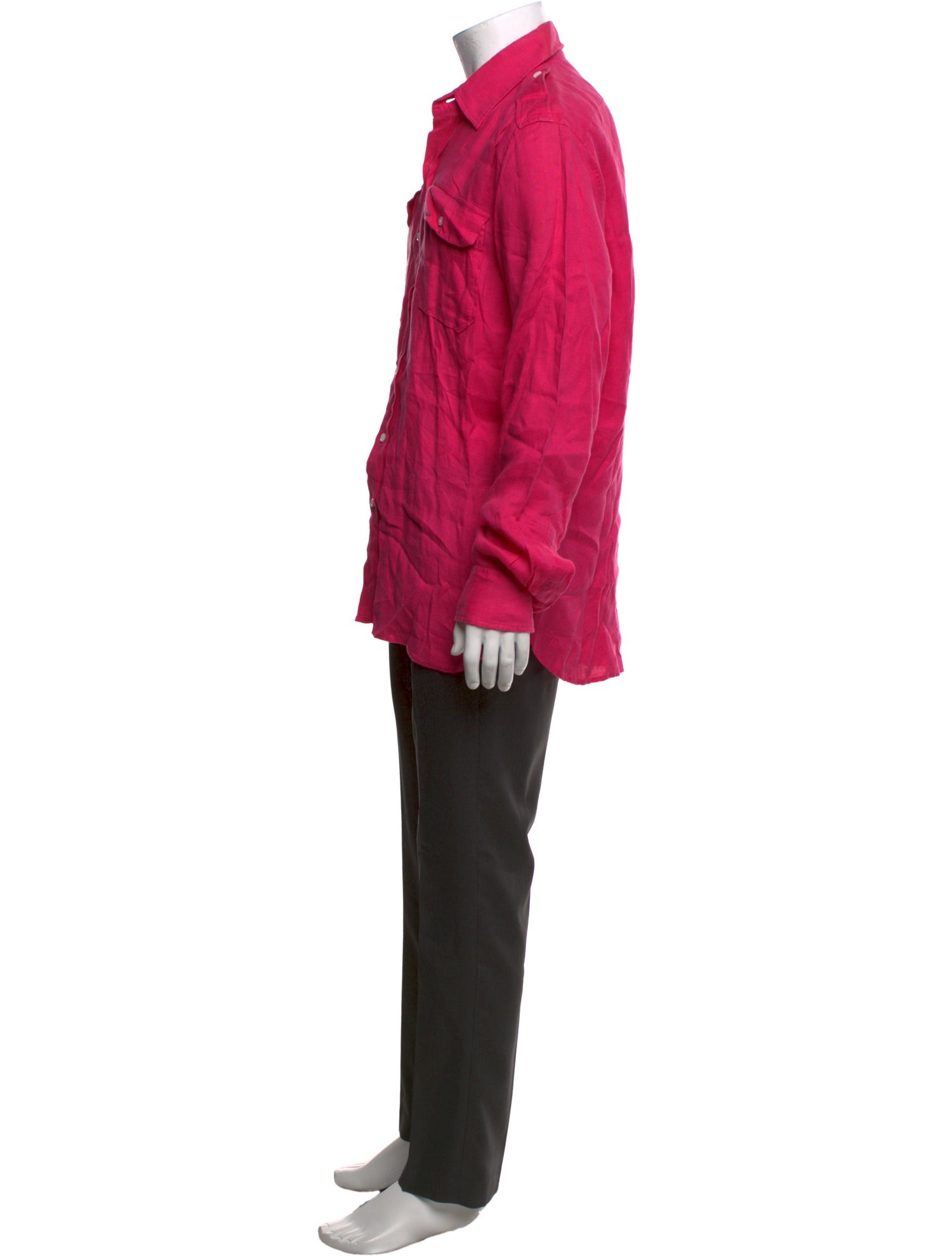 Ralph Lauren Purple Label Linen Long Sleeve Shirt