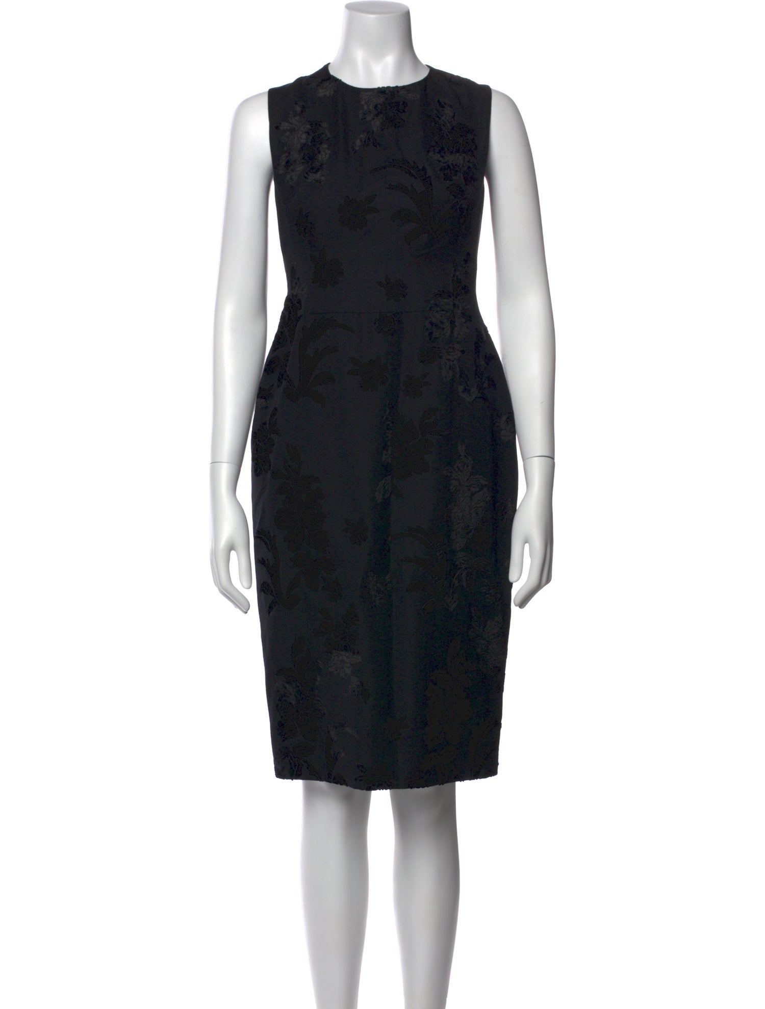 ralph lauren knee length dresses Wool Knee-Length Dress ralph lauren floral dress