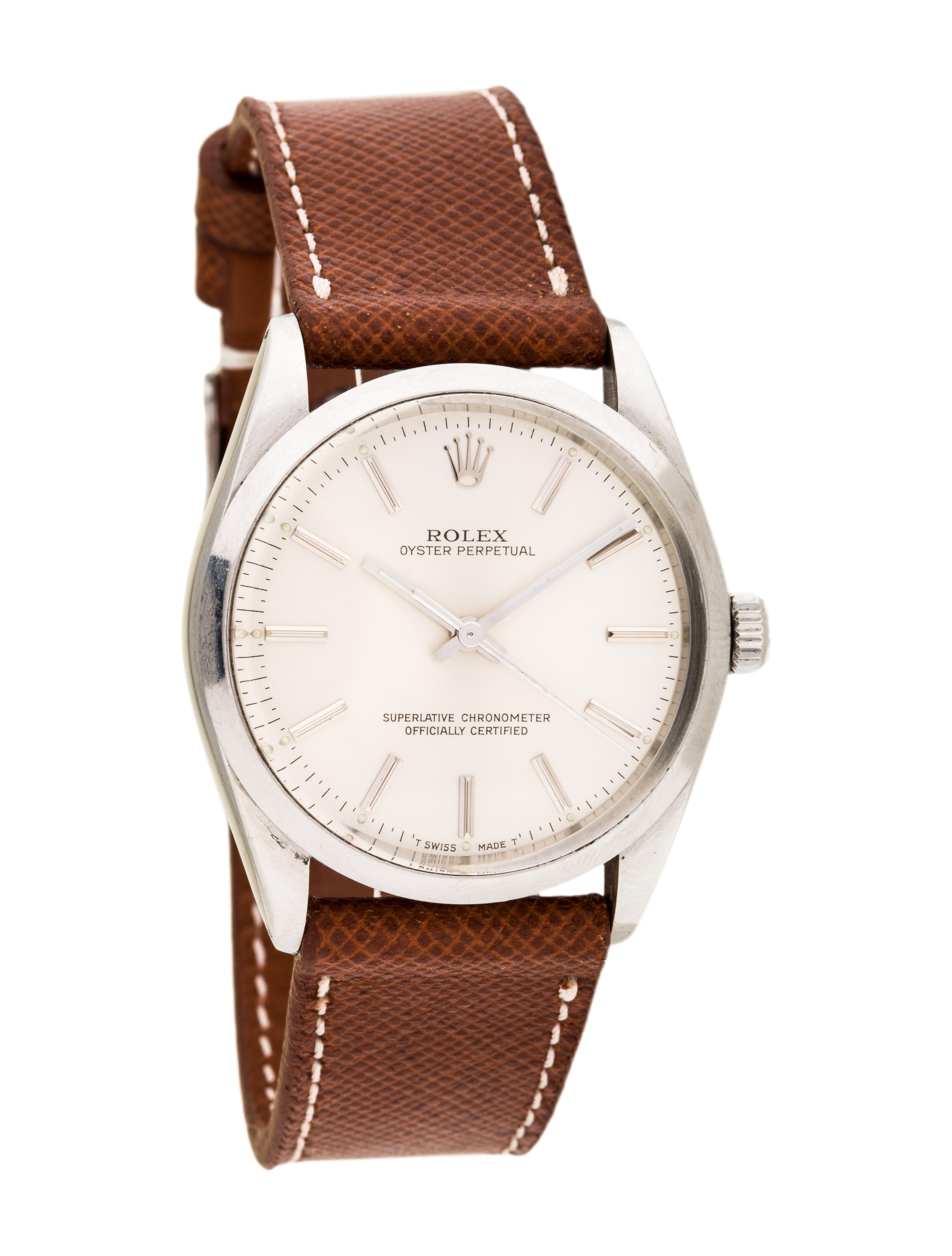 rolex oyster perpetual watch - strap - rlx23391 | the realreal