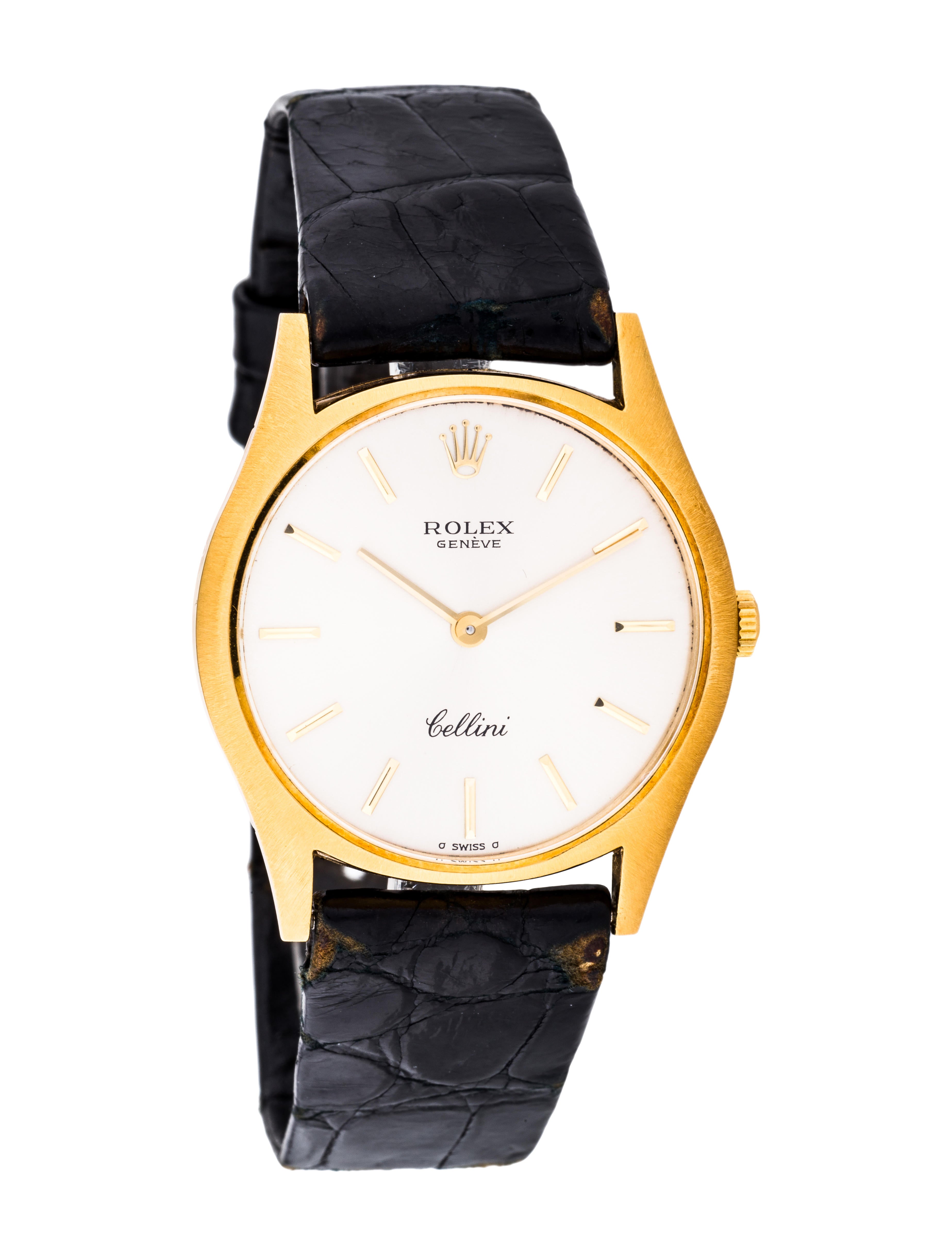 rolex cellini watch - strap - rlx24246 | the realreal