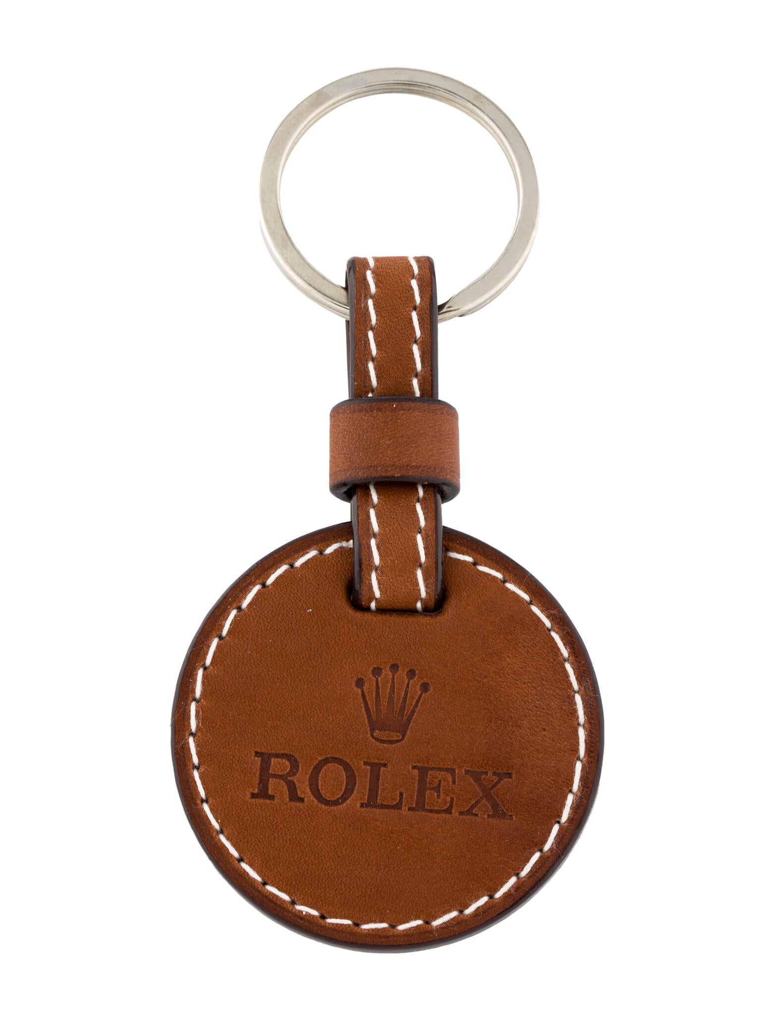 Rolex Leather Keychain