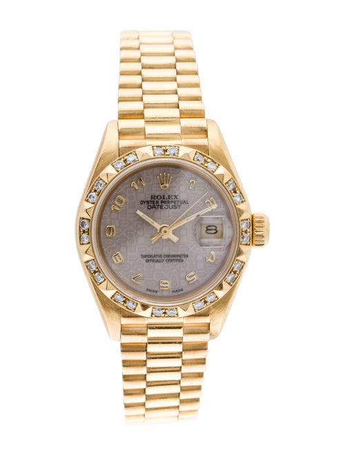 Rolex Datejust Watch yellow