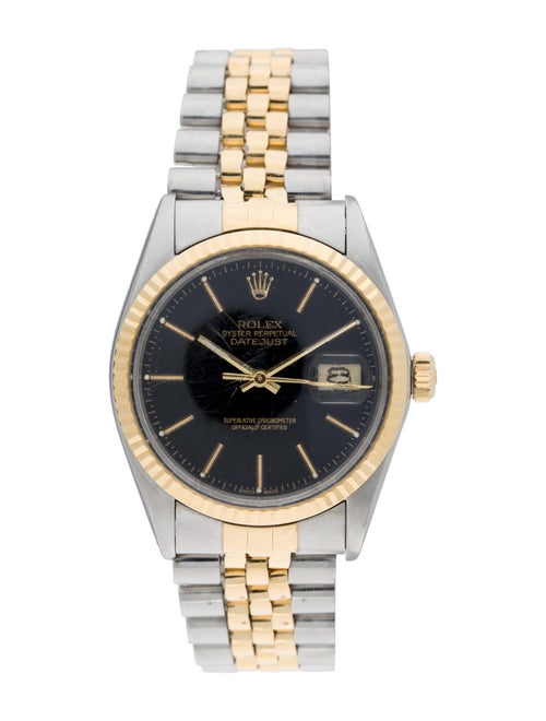 Rolex Datejust Watch Yellow