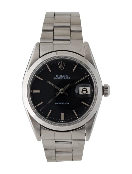 Rolex Oysterdate Watch Black