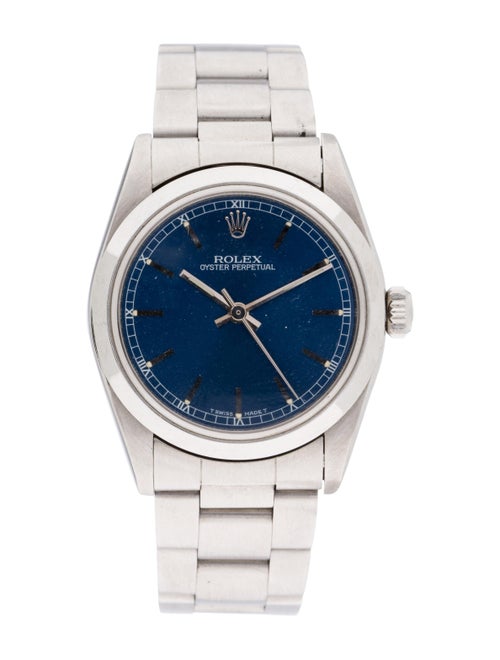 Rolex Oyster Perpetual Watch blue