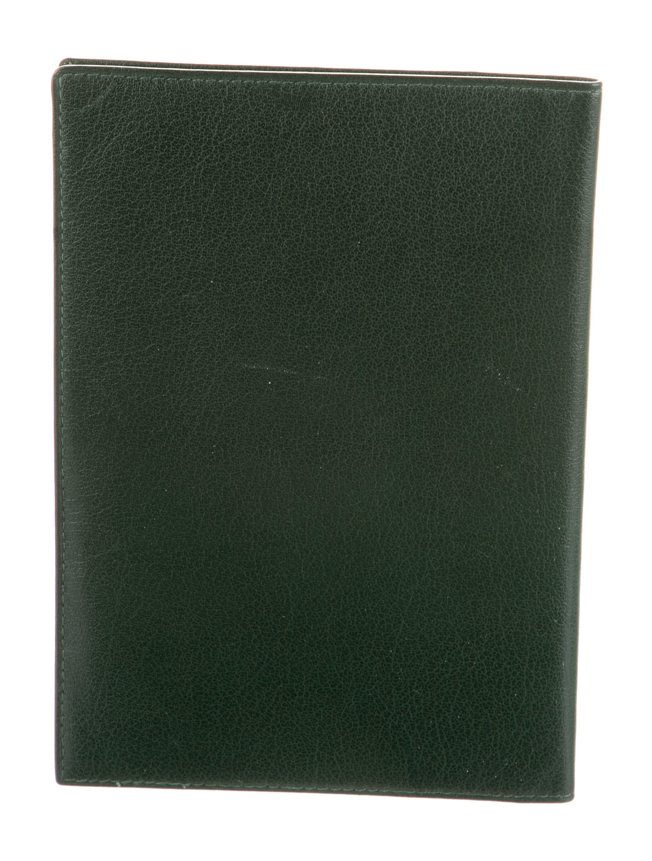 Hermès Tadelakt Magellan Passport Holder Black Travel, Accessories