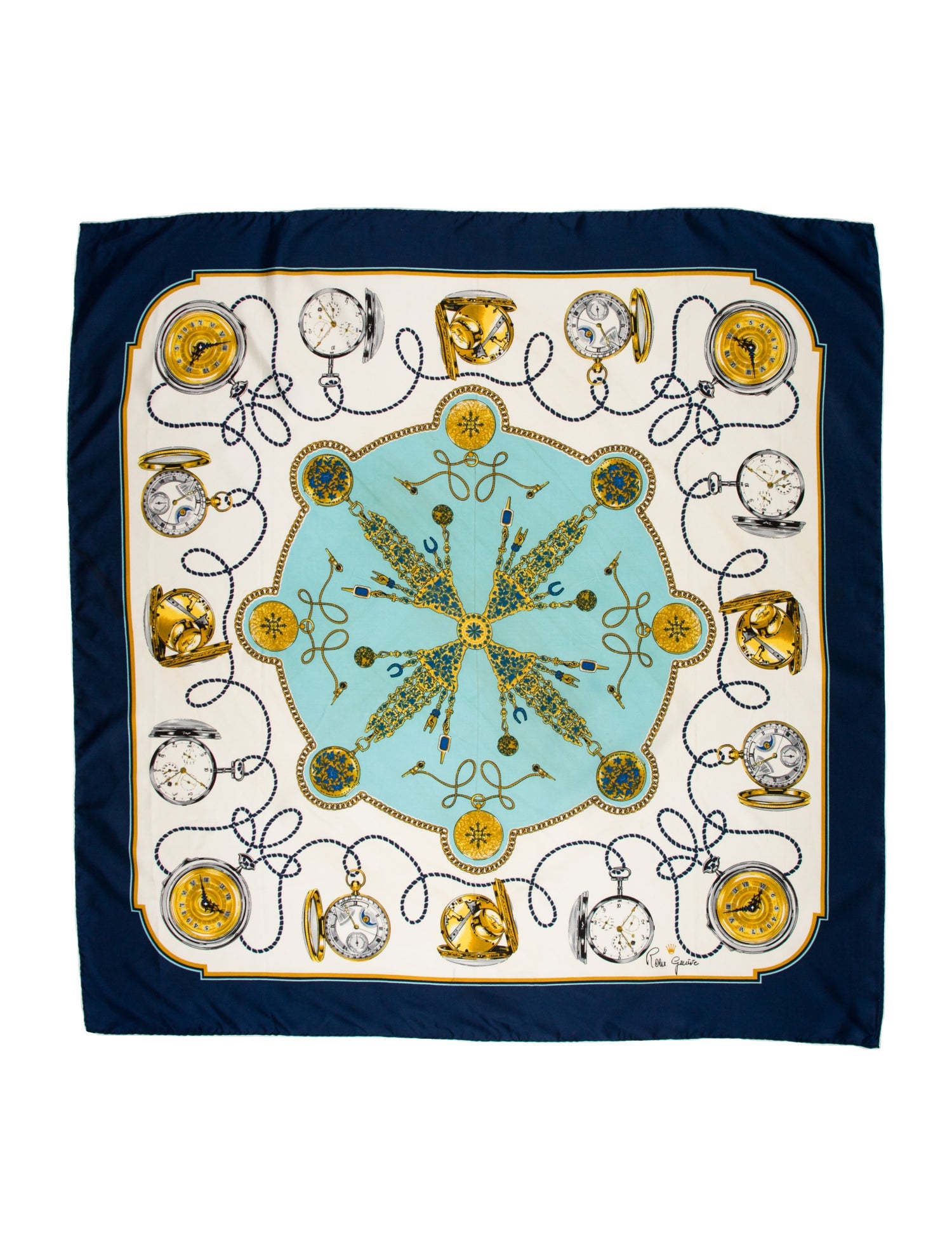 Rolex Silk Printed Scarf