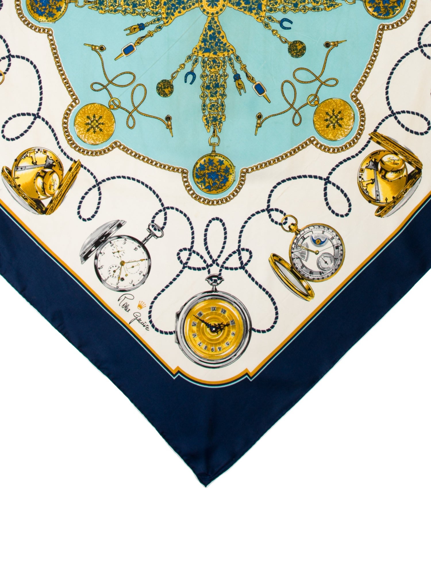 Rolex Silk Printed Scarf