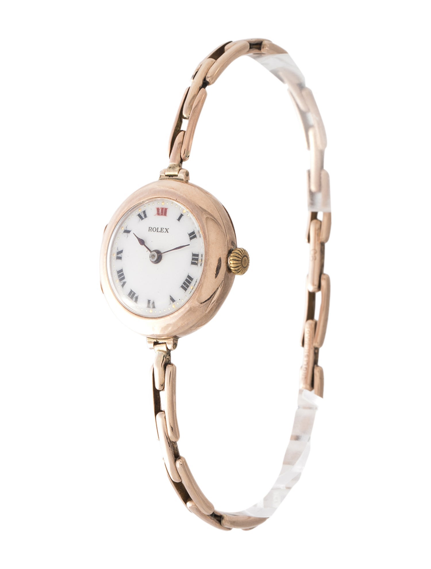 Rolex Vintage 9K Rose Gold Watch