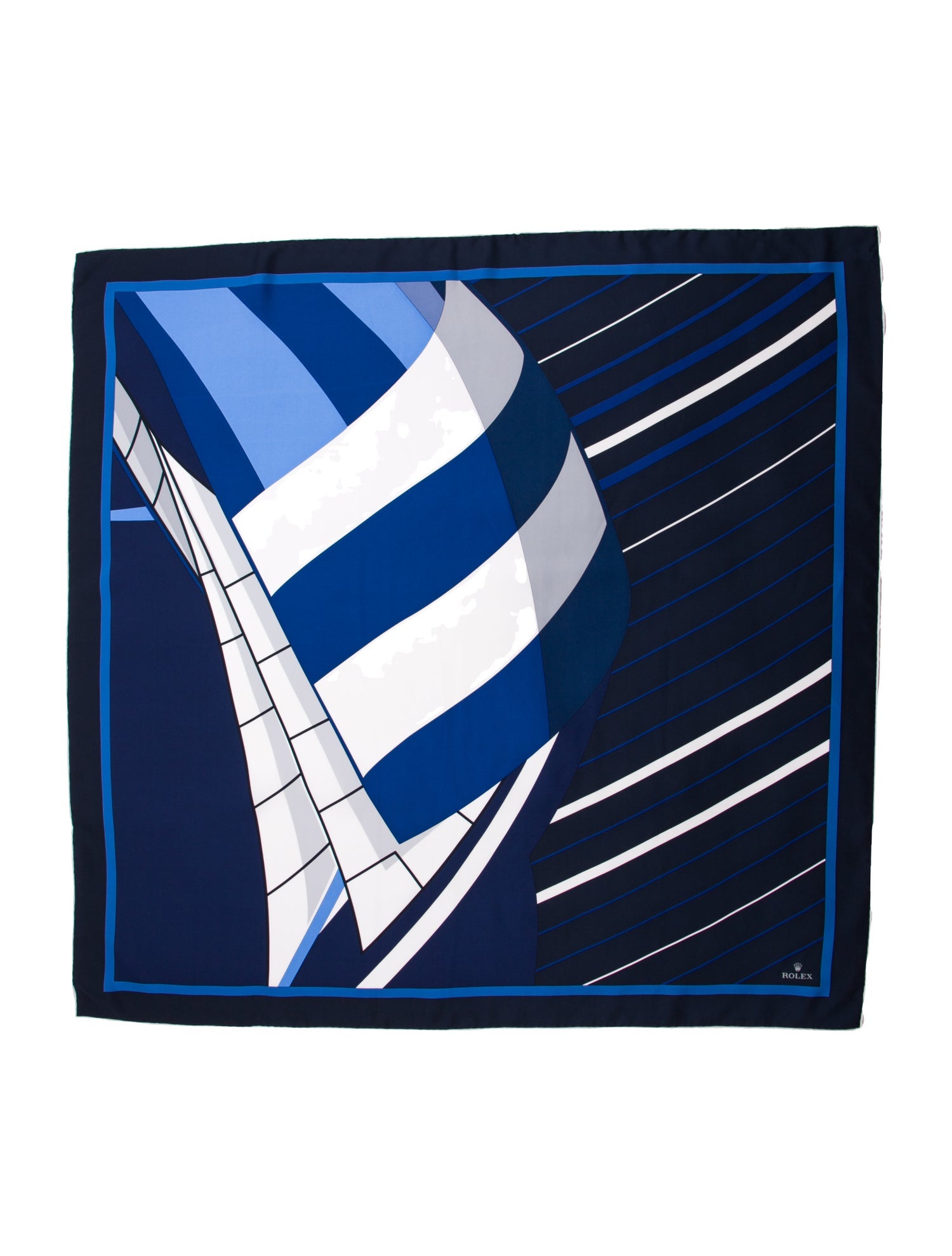 Rolex Silk Printed Shawl