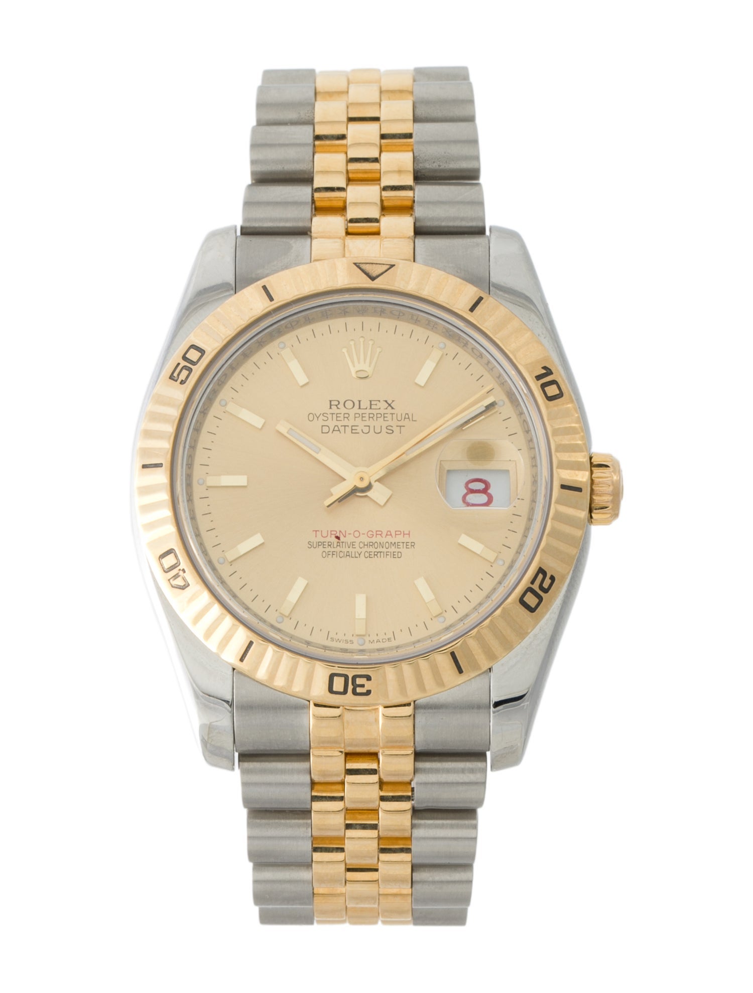 Rolex Datejust Turn-O-Graph Watch