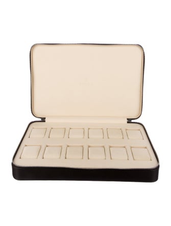 Rolex Leather 12 Watch Travel Case