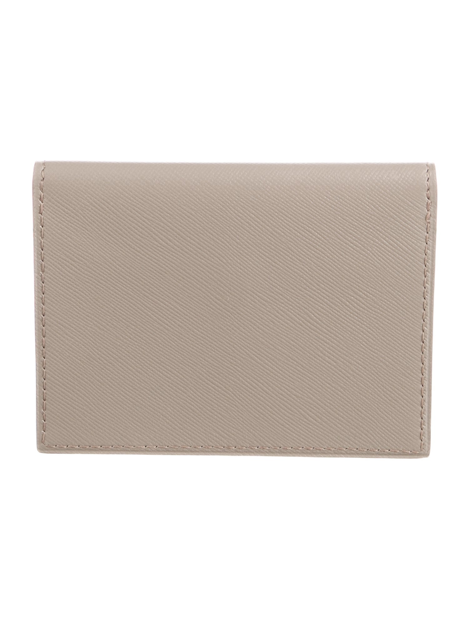 Rolex Saffiano Leather Compact Wallet