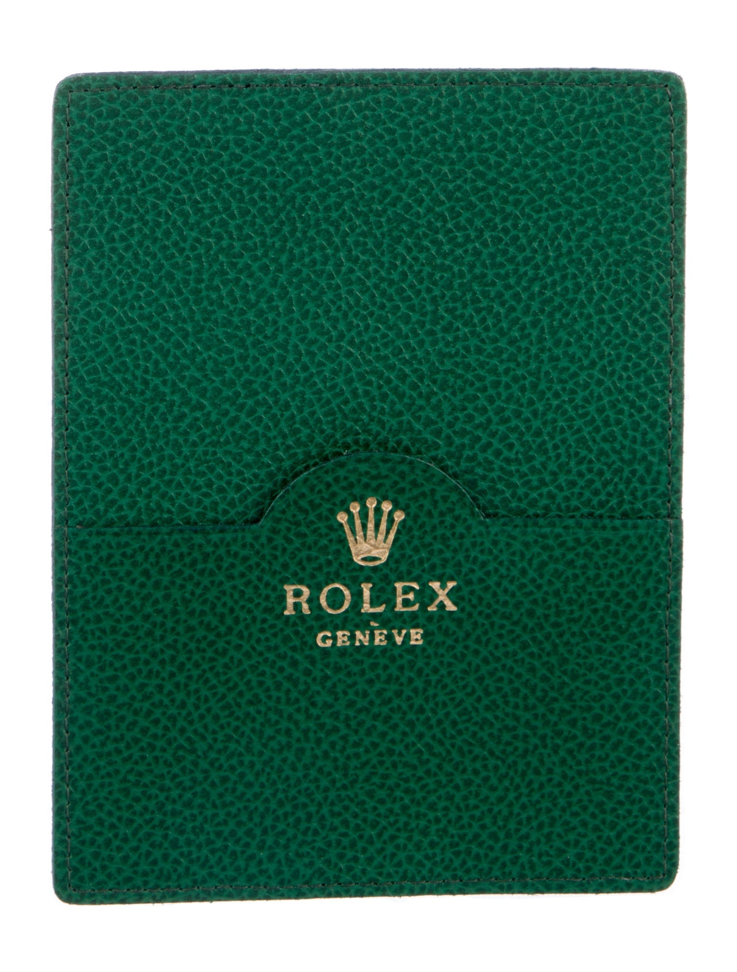 Rolex Vintage Leather Card Holder