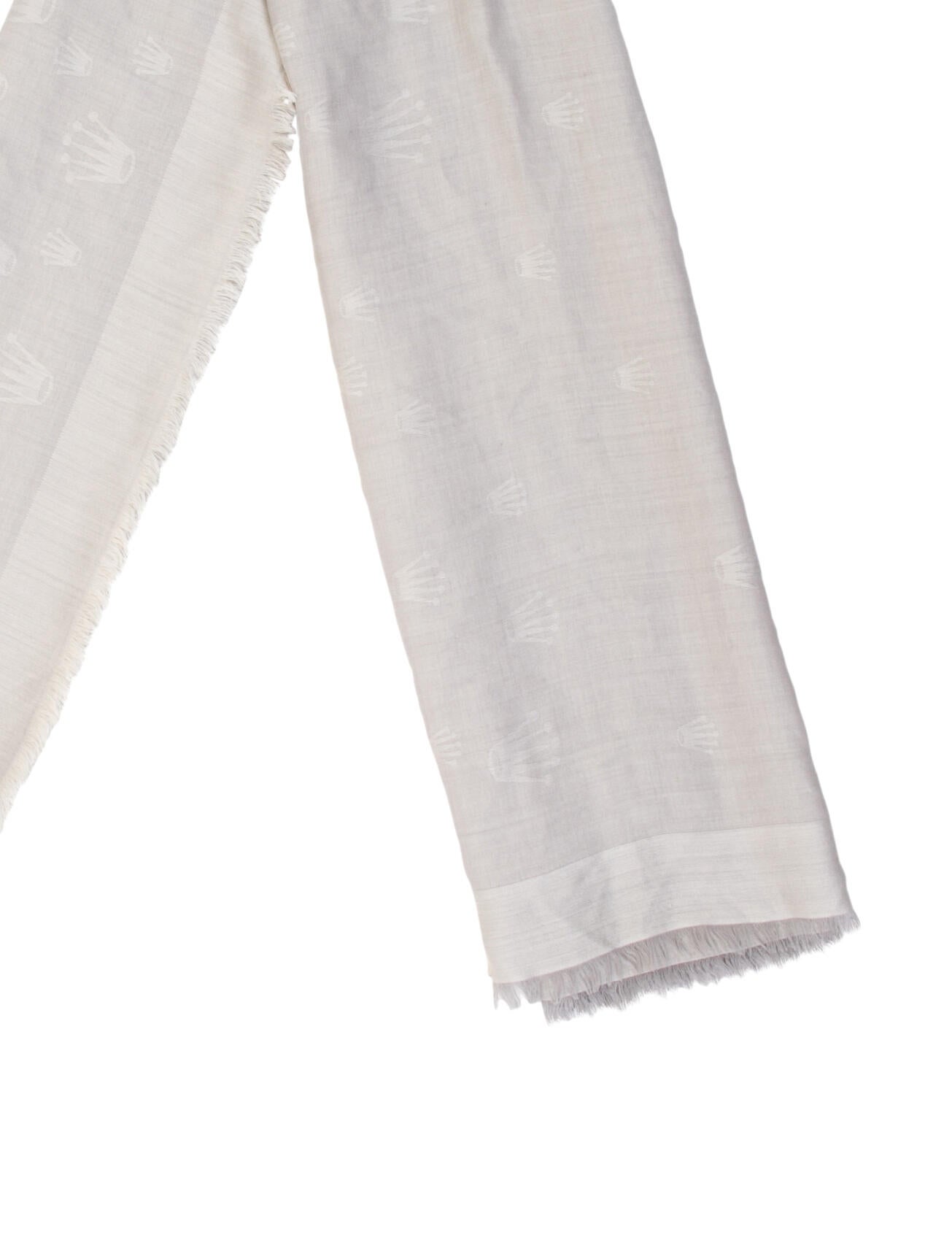 Rolex Wool Printed Scarf