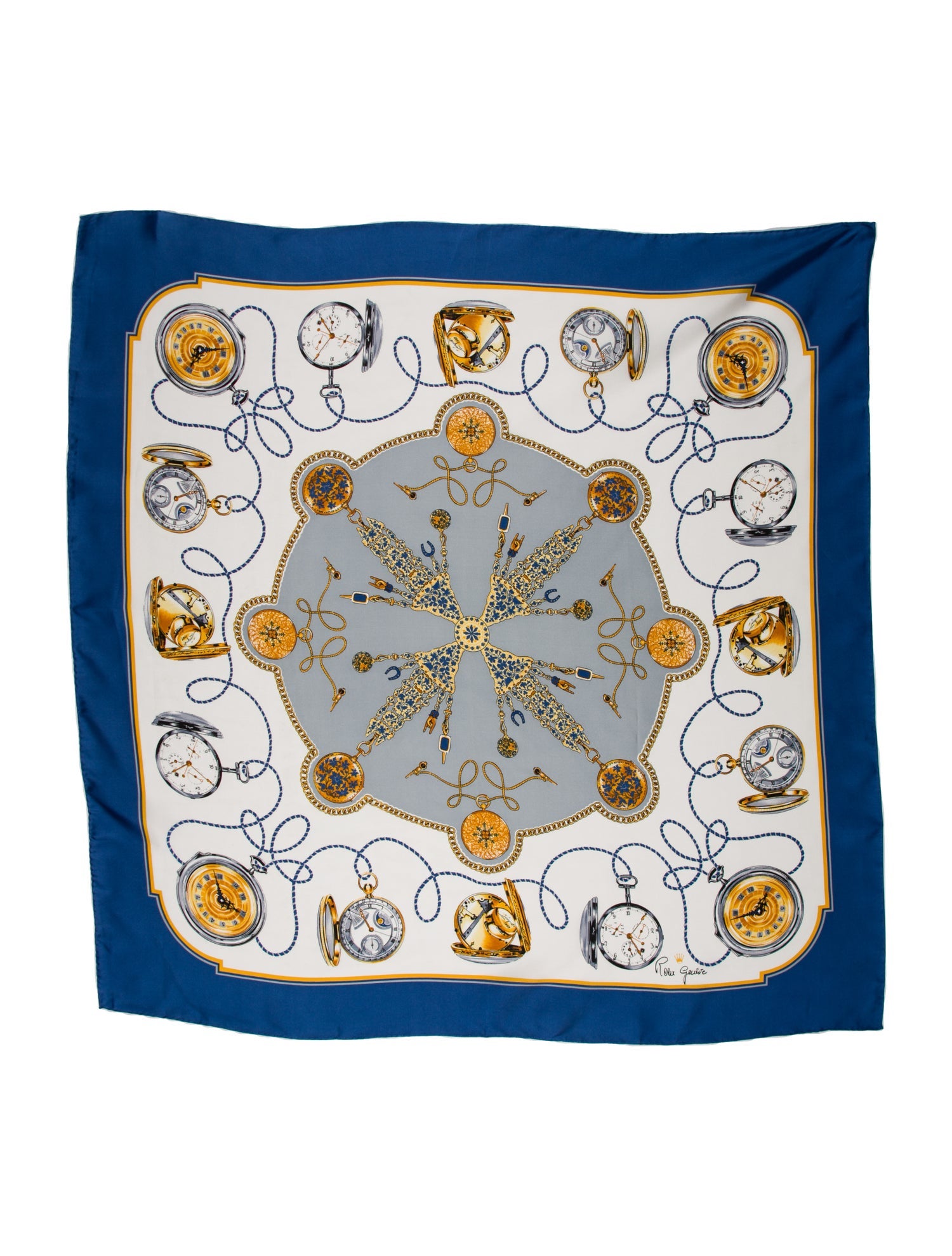 Rolex Silk Printed Scarf