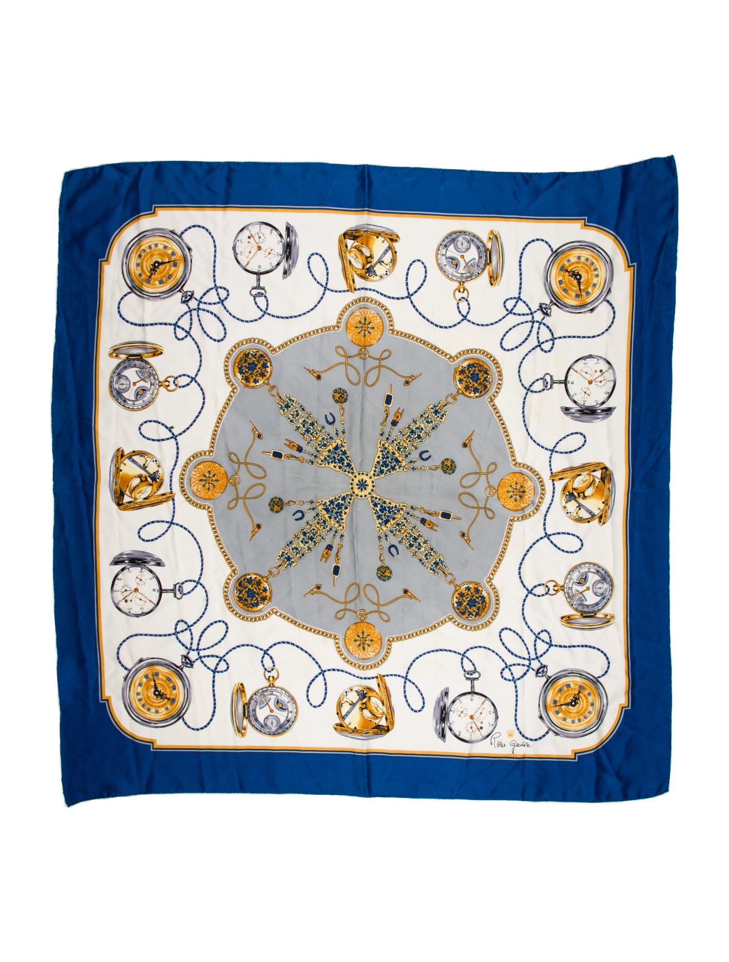 Rolex Silk Printed Scarf