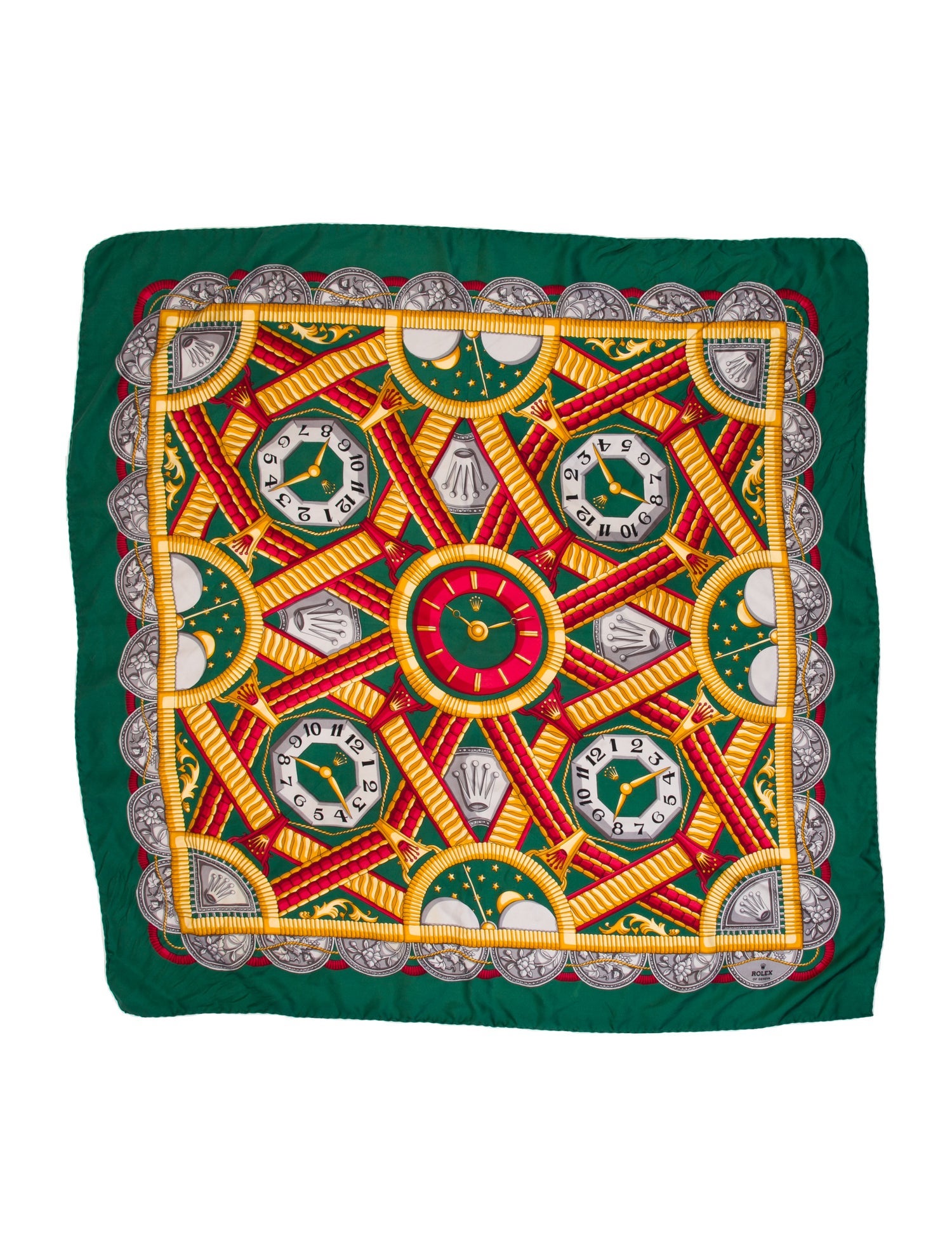 Rolex Silk Printed Scarf