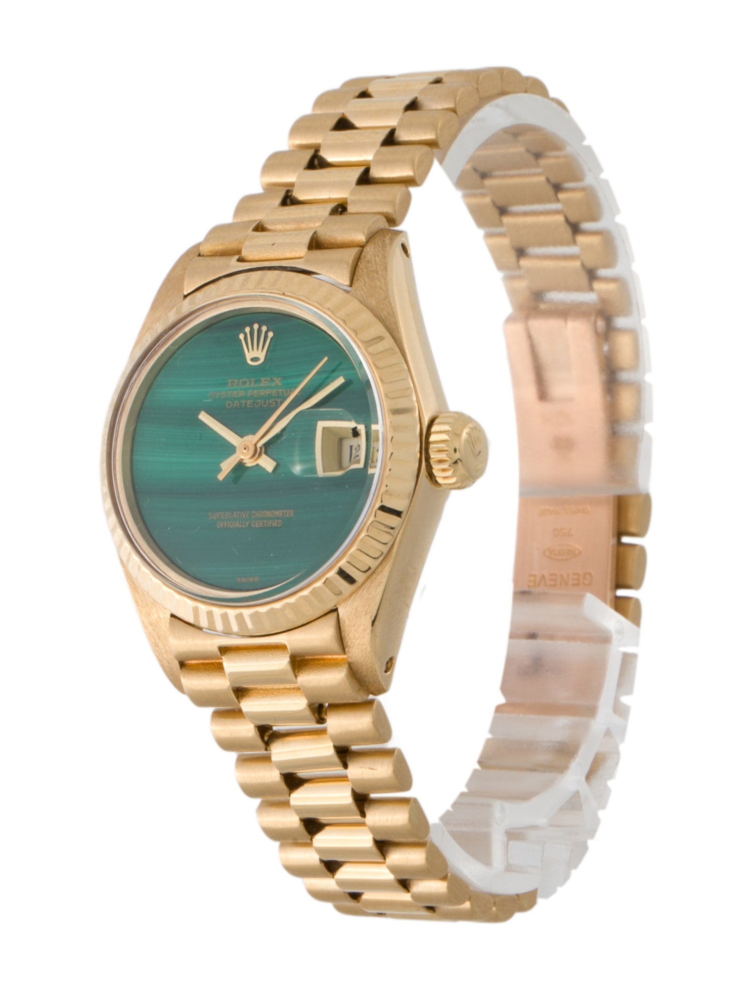 Rolex Malachite Dial Datejust Watch