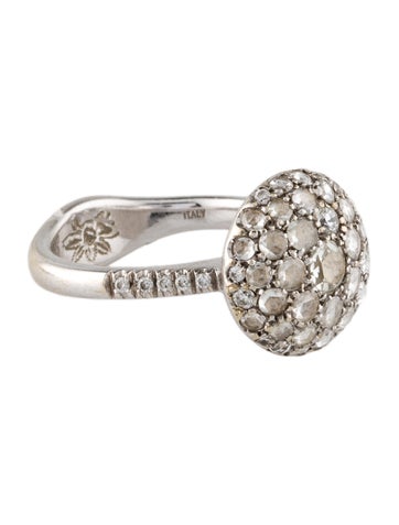 Roberto Marroni Cocktail Ring 18K Diamond Baby Sand 6.5