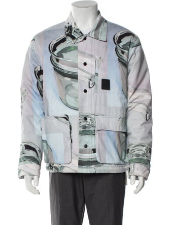 Rochambeau Graphic Print Denim Jacket