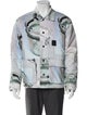 Rochambeau Graphic Print Denim Jacket