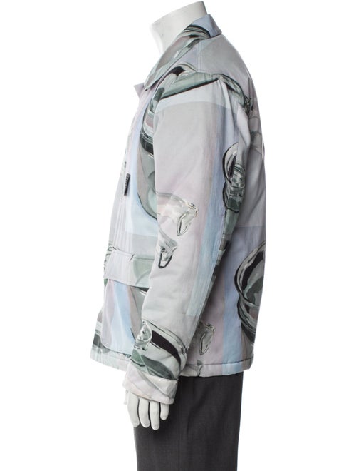 Rochambeau Graphic Print Denim Jacket