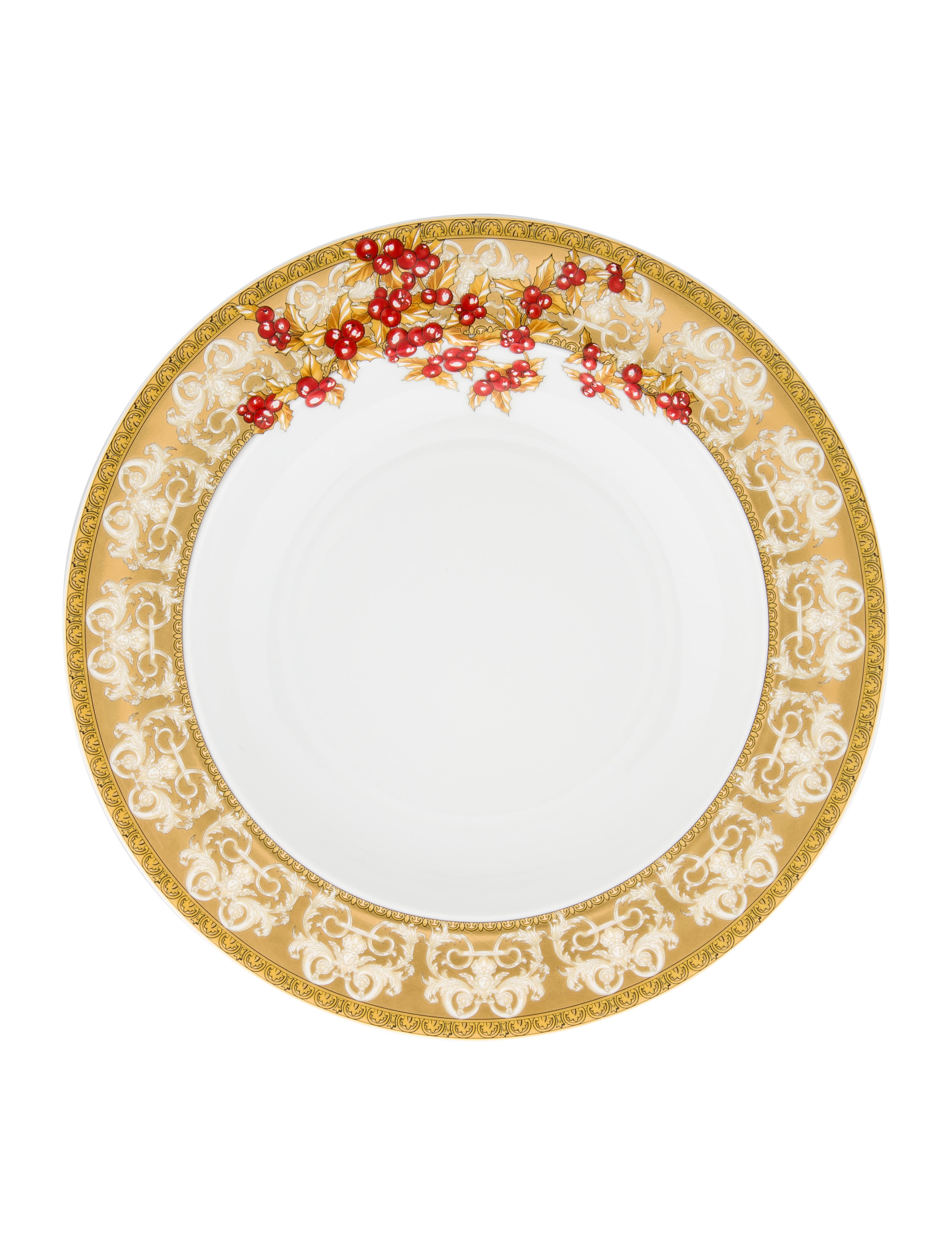 Rosenthal Meets Versace Christmas in Your Heart Soup Plate