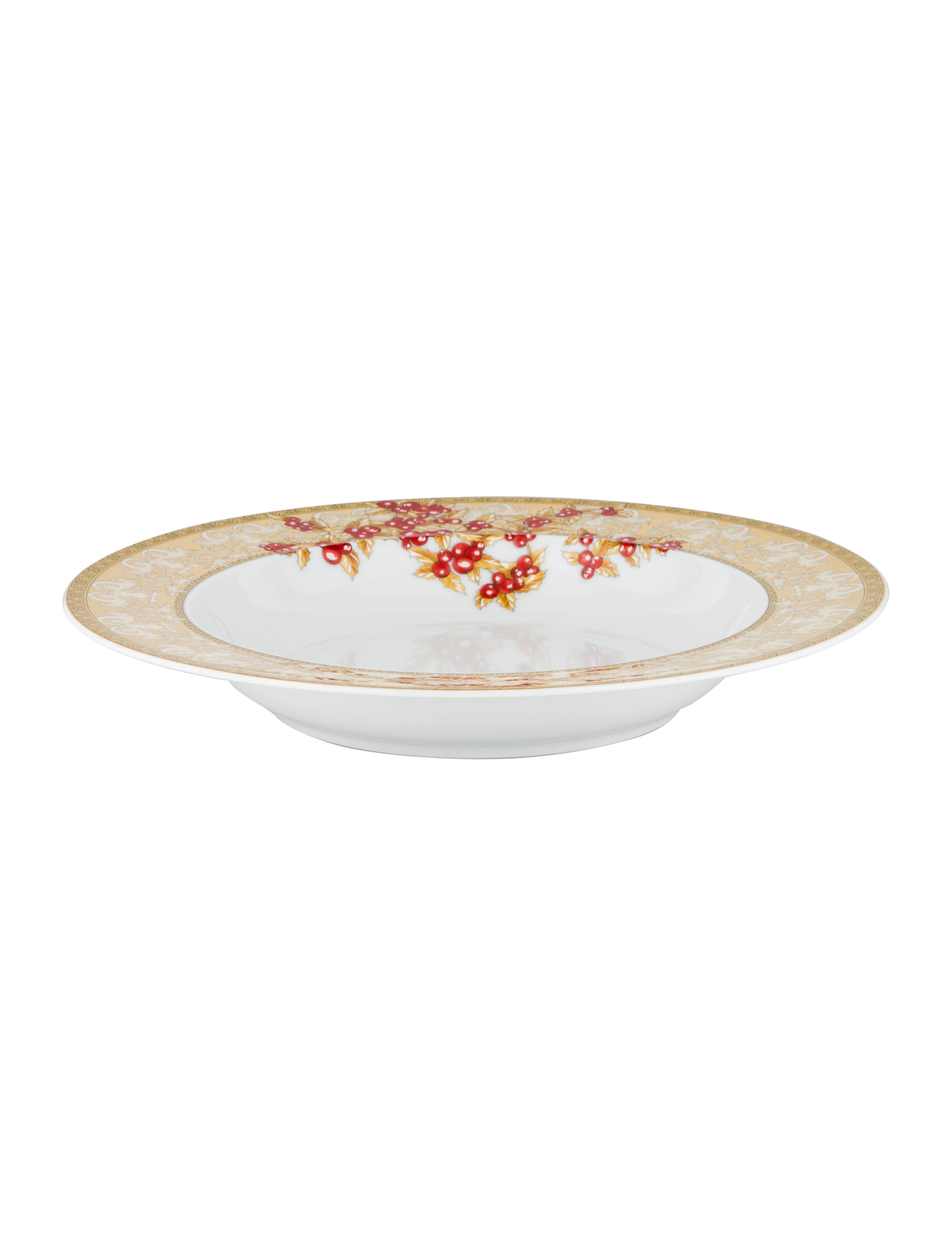 Rosenthal Meets Versace Christmas in Your Heart Soup Plate