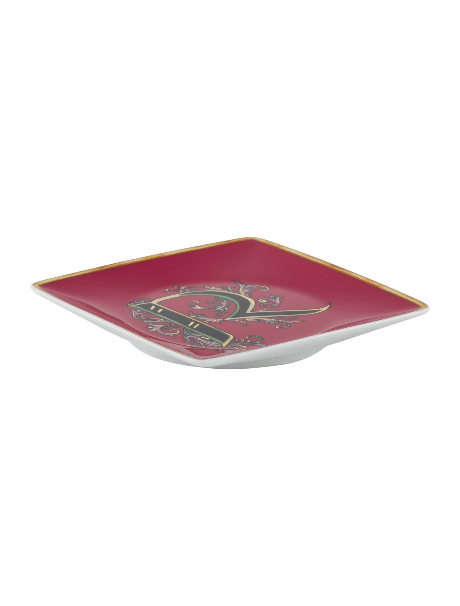 Rosenthal Meets Versace Holiday Alphabet Dish