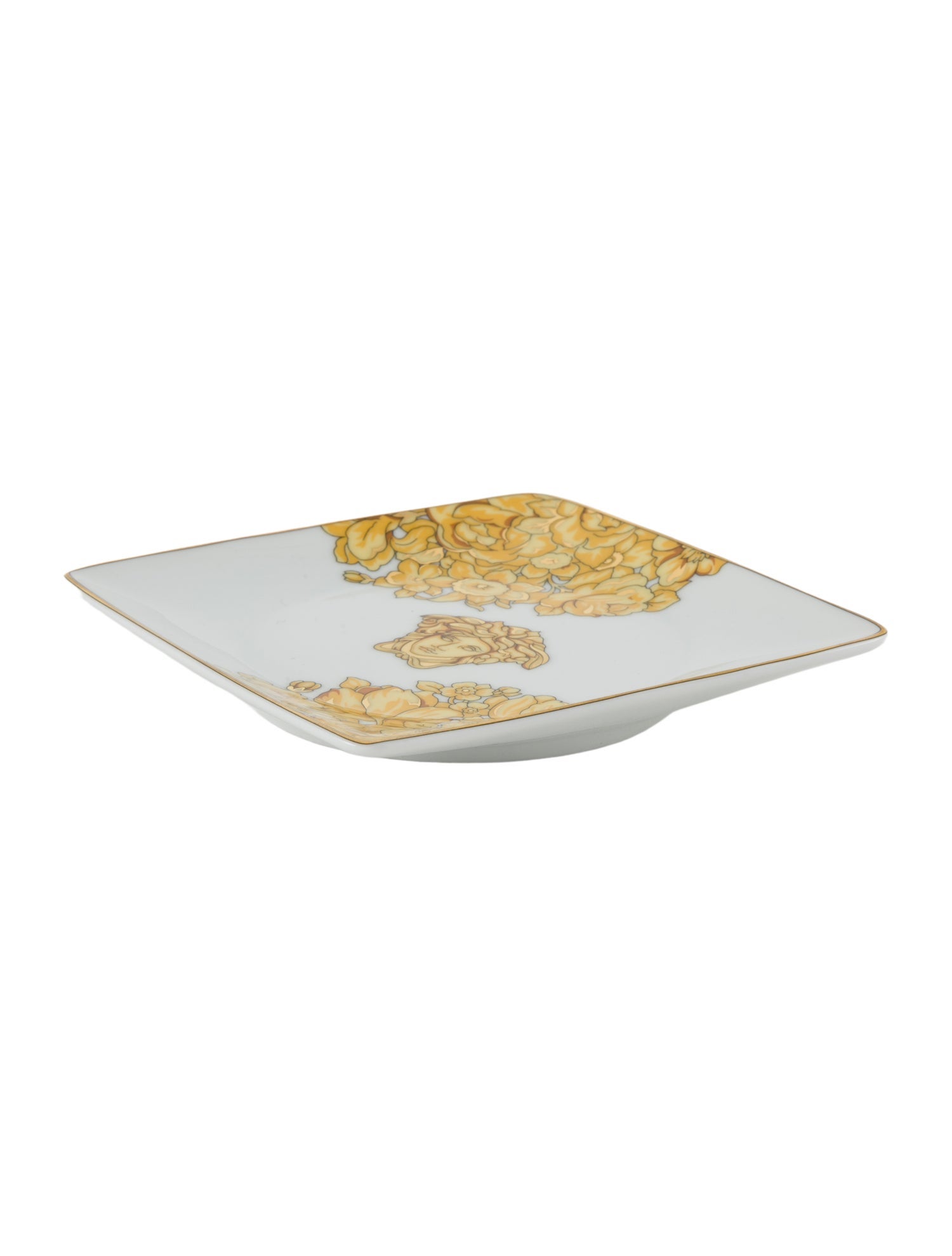 Rosenthal Meets Versace Rhapsody Square Catchall Dish w/ Tags