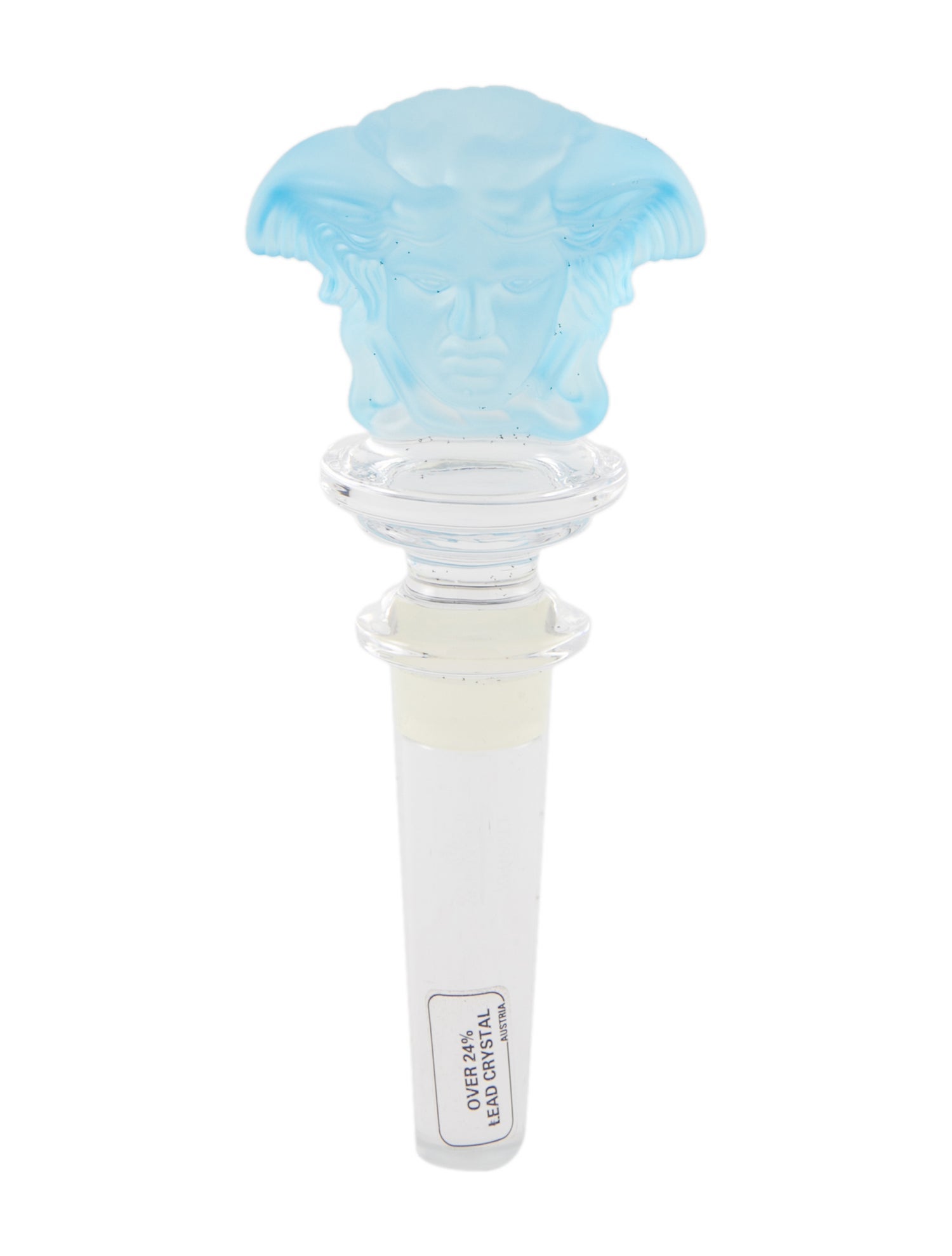 Rosenthal Meets Versace Medusa Treasury Crystal Bottle Stopper
