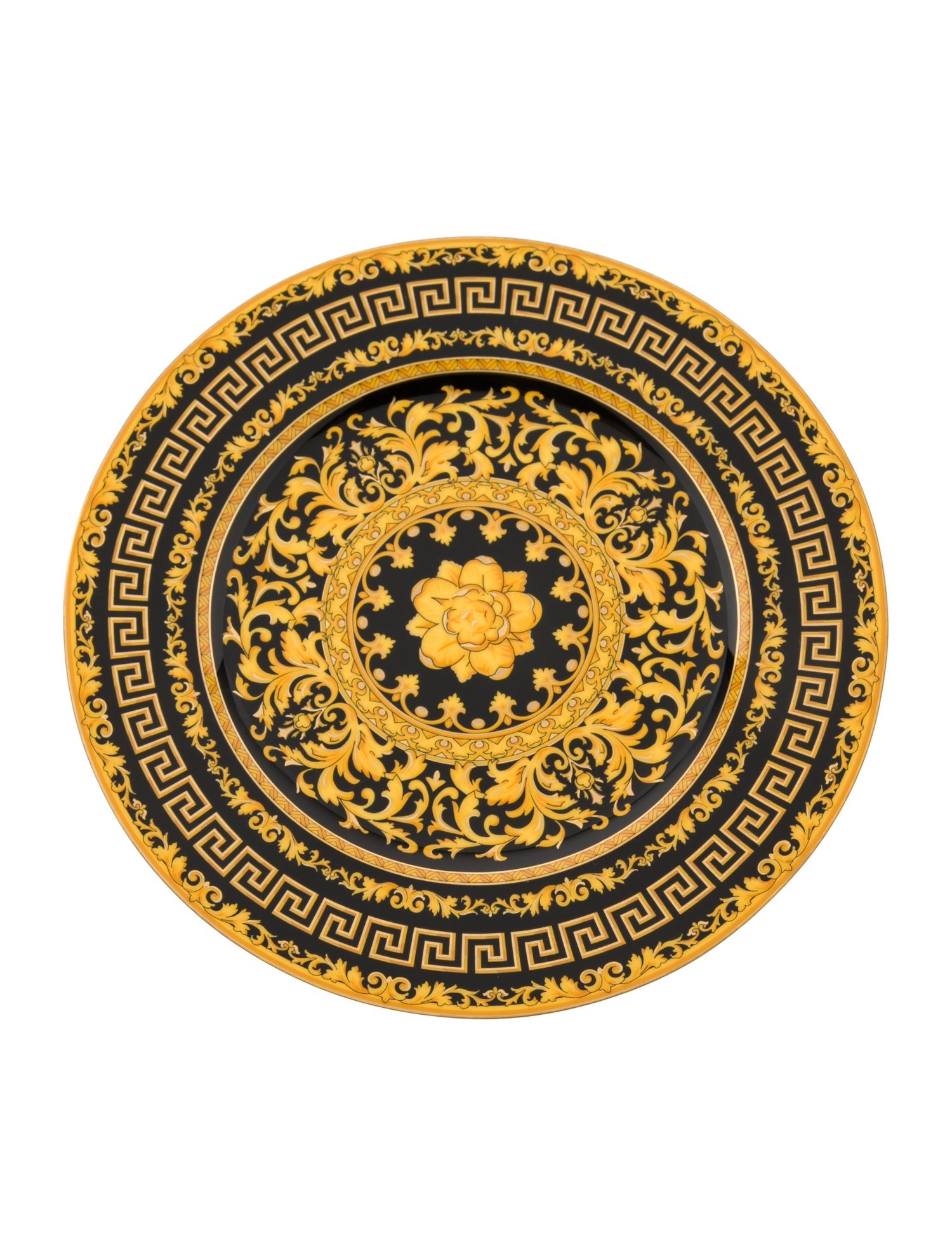 Rosenthal Meets Versace Floralia Gold Wall Plate
