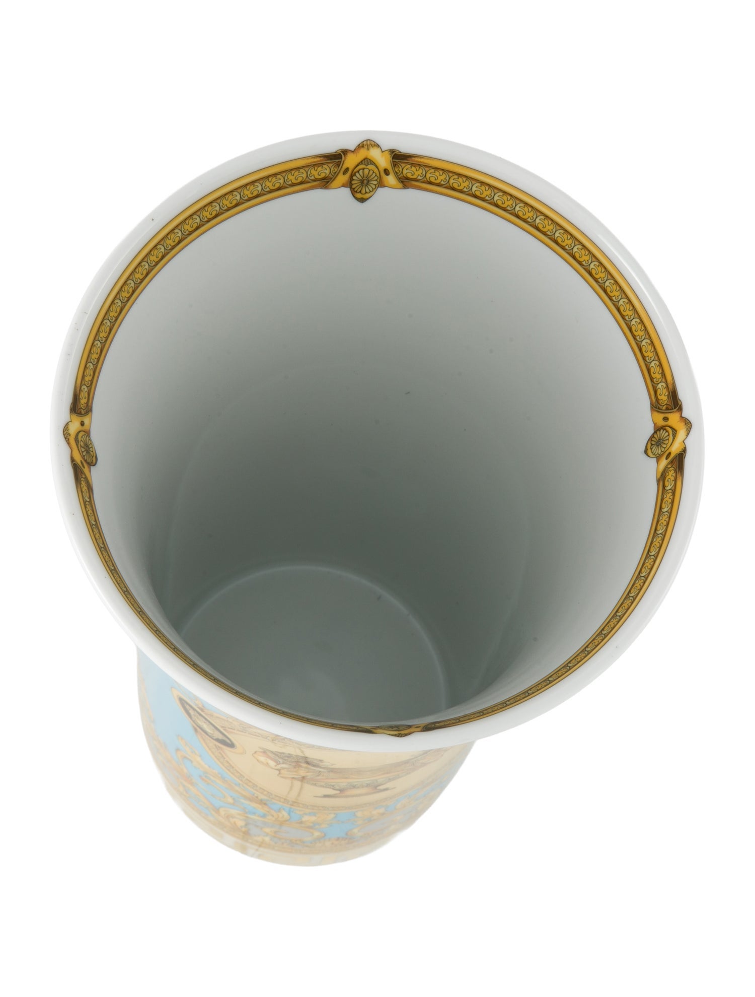 Rosenthal Meets Versace Versace Prestige Gala Le Bleu Vase w/ Tags