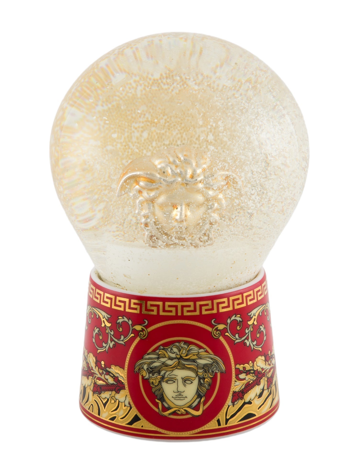 Rosenthal Meets Versace Virtus Holiday Snow Globe