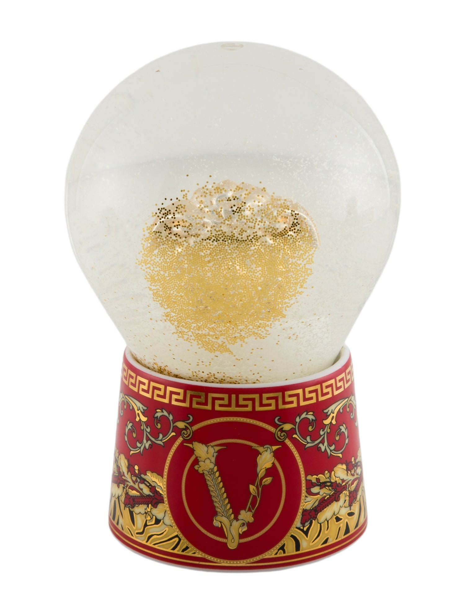 Rosenthal Meets Versace Virtus Holiday Snow Globe