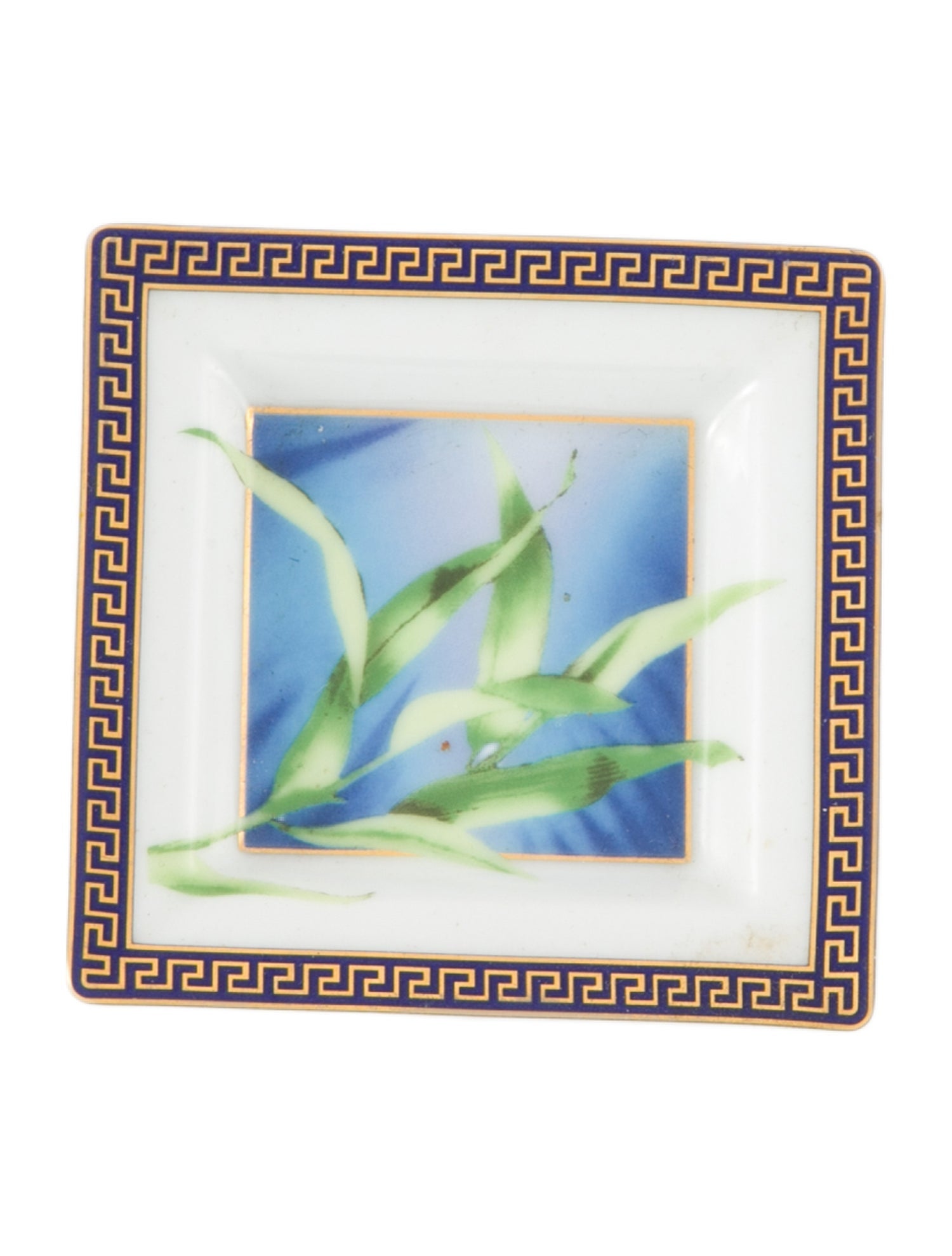 Tiffany & Co. Leather Catchall Tray - Blue Decorative Accents