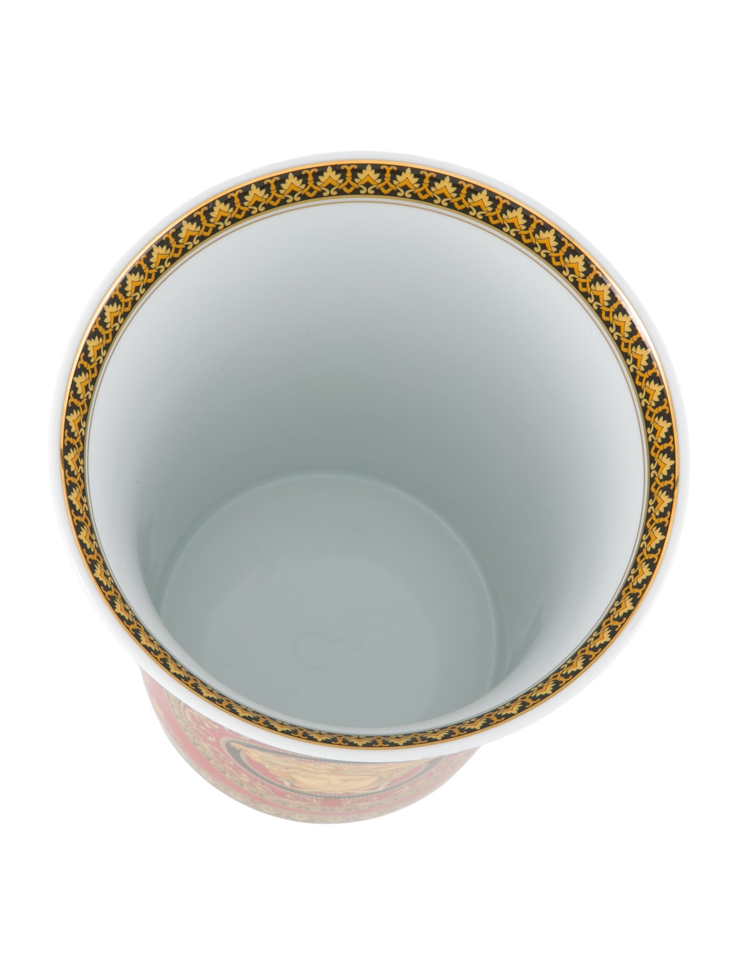 Rosenthal Meets Versace Medusa Red Vase
