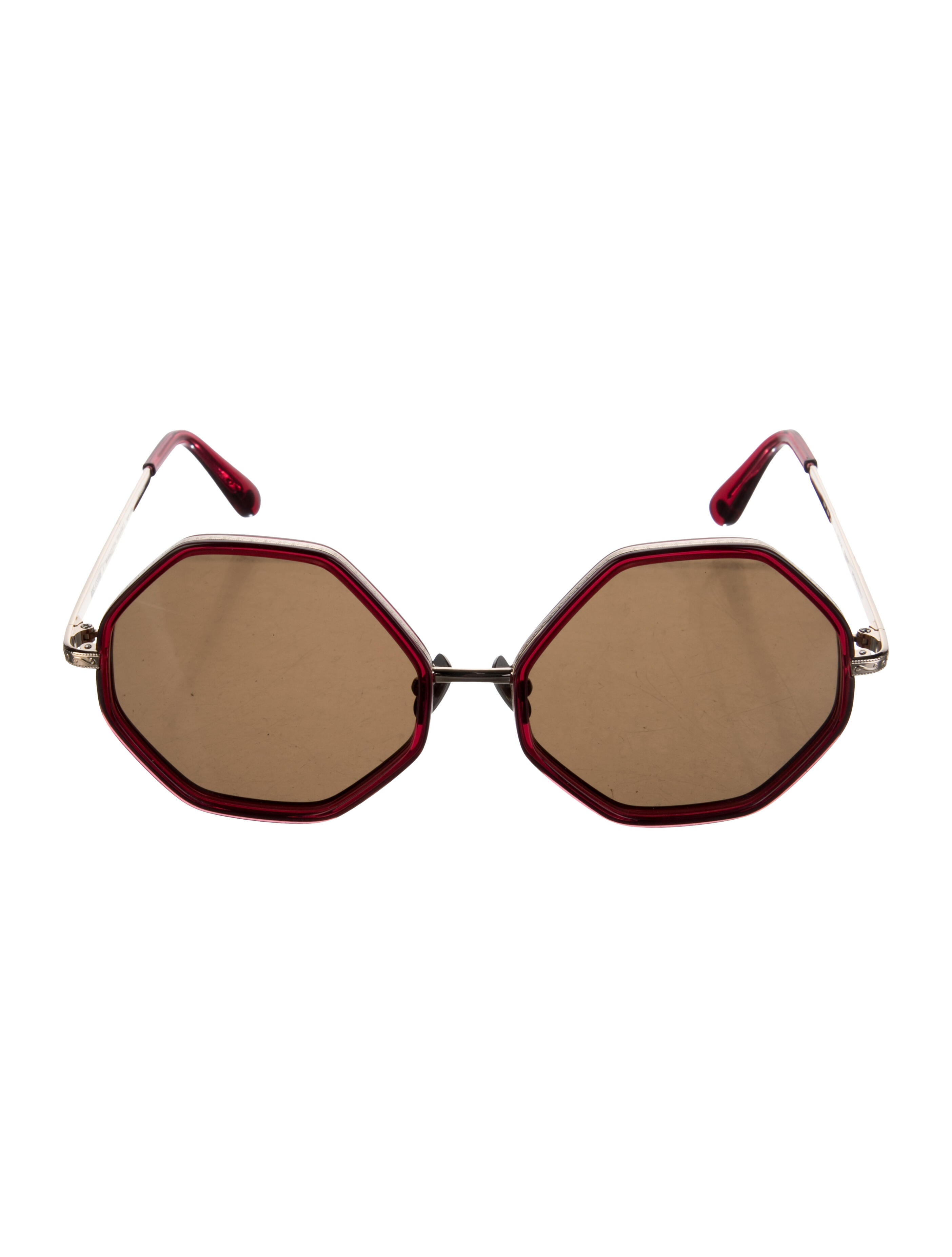 Rosie Assoulin x Morgenthal Frederics Oversize Tinted Sunglasses