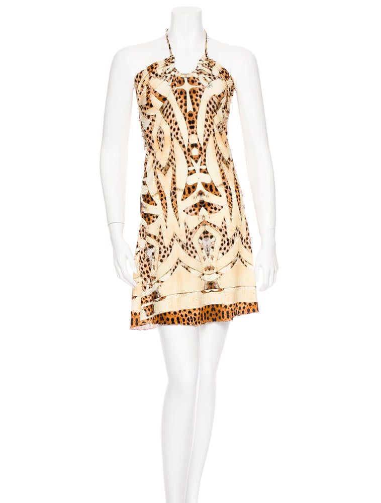 Roberto Cavalli Halter Dress
