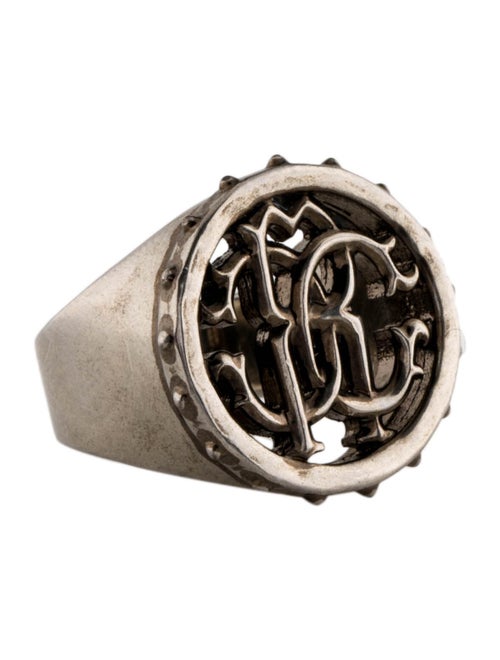 Roberto Cavalli Logo Signet Ring