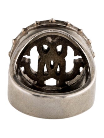 Roberto Cavalli Logo Signet Ring
