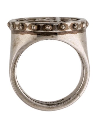 Roberto Cavalli Logo Signet Ring