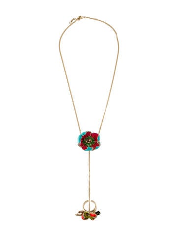 Roberto Cavalli Hand Chain Enamel Flower