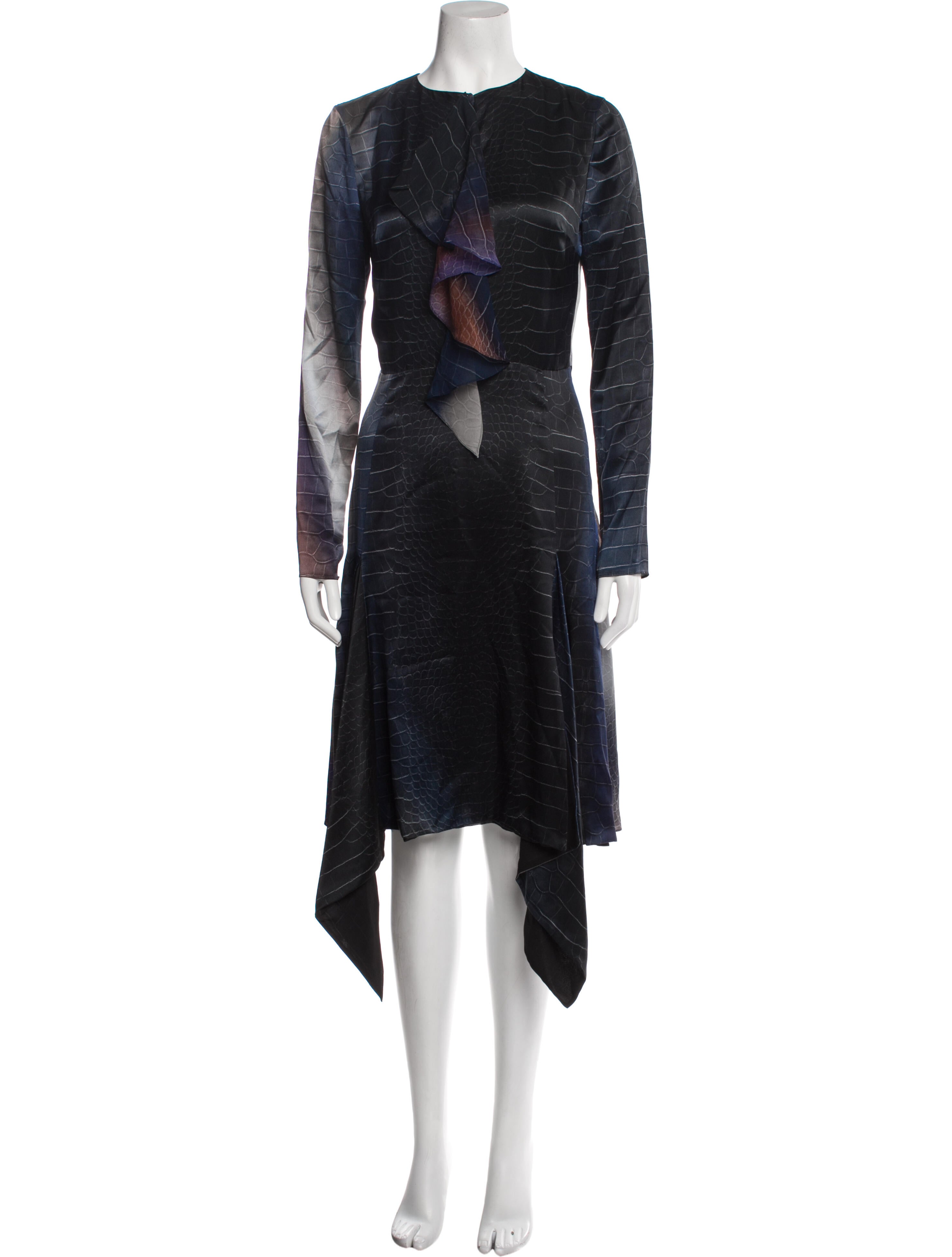 Roberto Cavalli Silk Long Dress