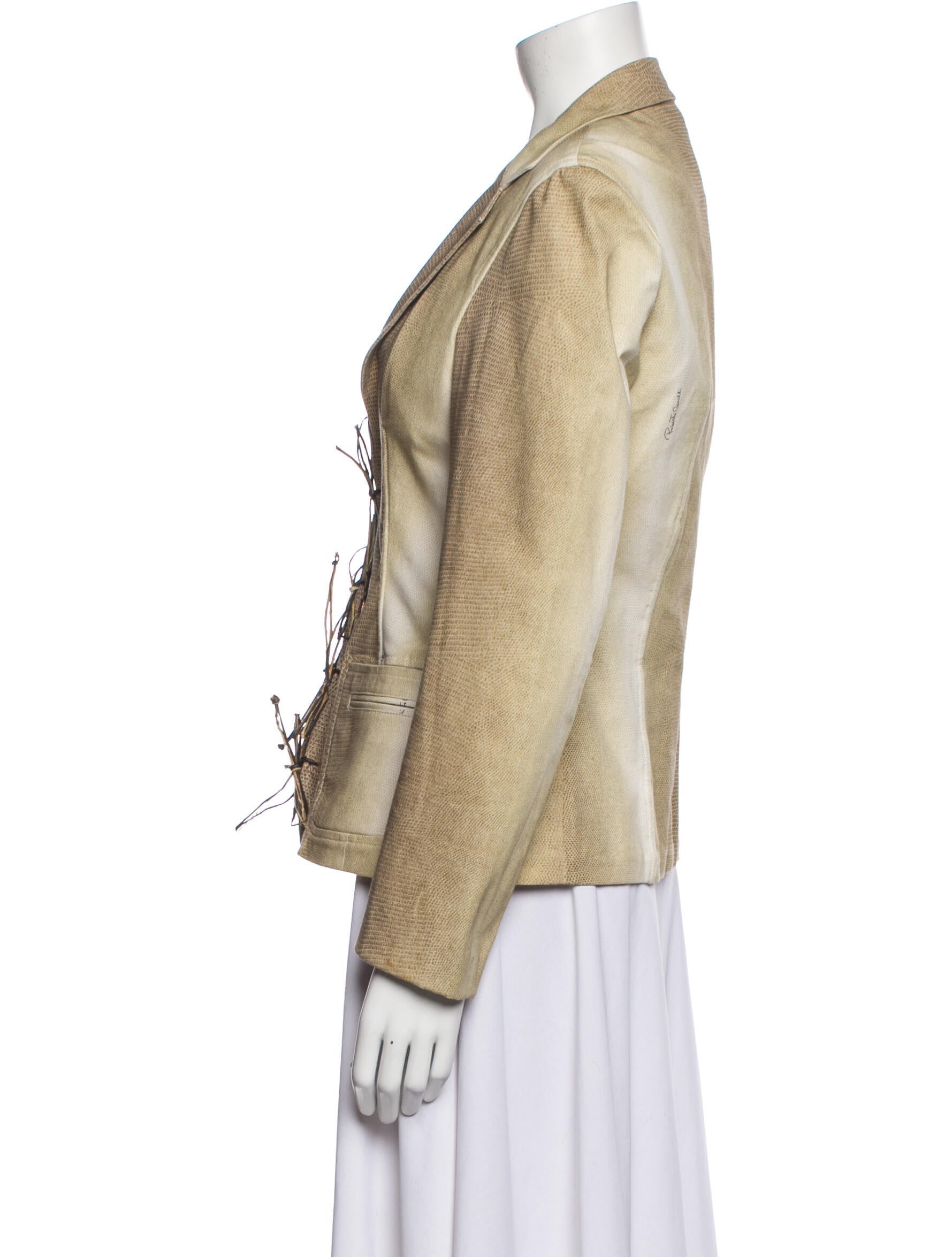 Pantalon Vintage Roberto Cavalli Des Années 2000 - Coupe Large, Couleur Orange Vibrante - Taille XL