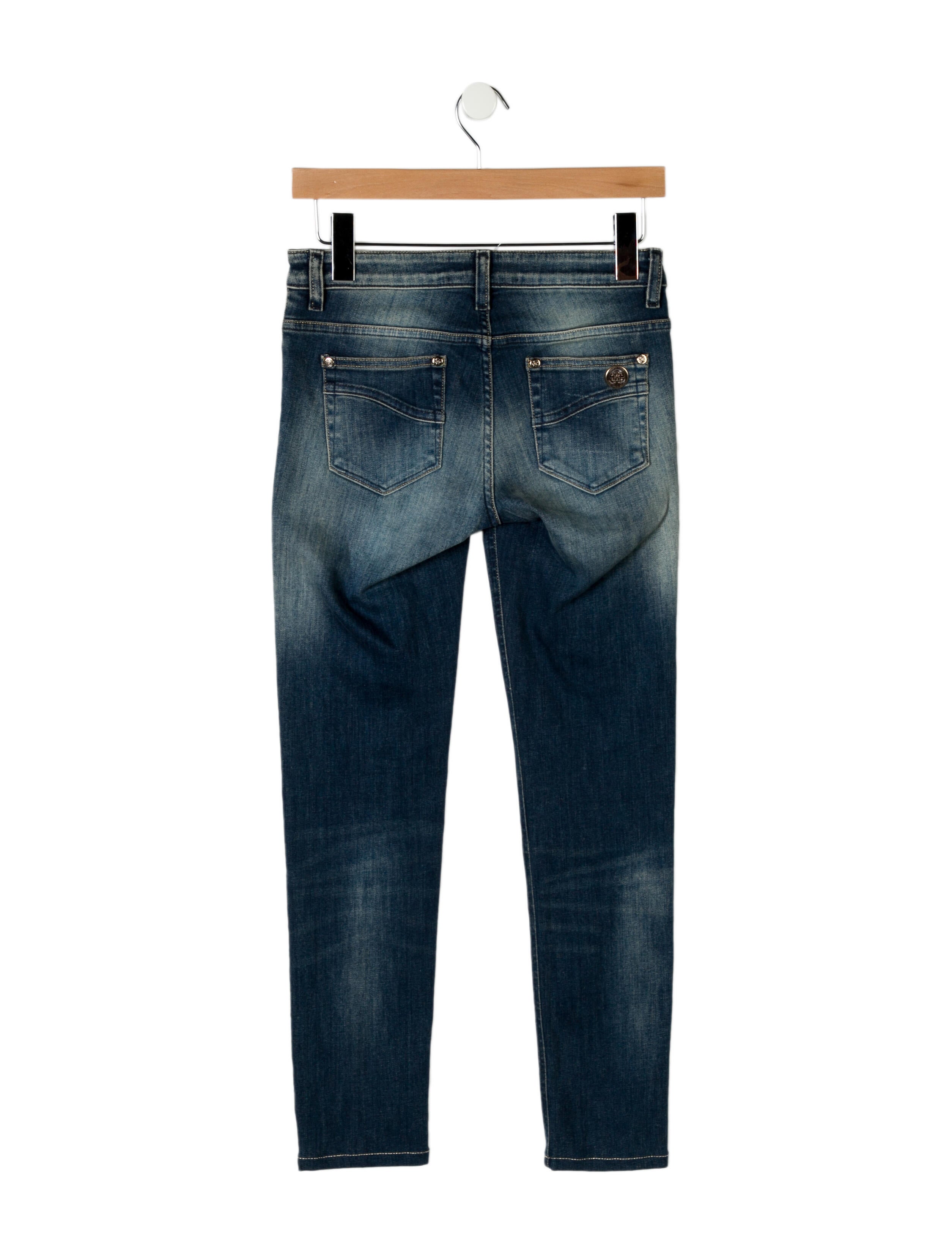 Roberto Cavalli Low-Rise Skinny Leg Jeans