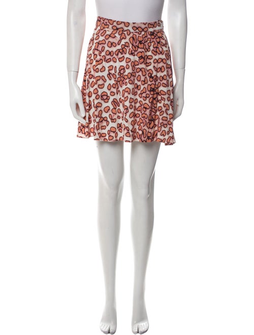 Roberto Cavalli Animal Print Mini Skirt