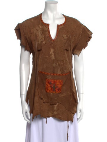 Roberto Cavalli Tops Vintage Late 1970's - Early 1980's Button-Up Top M