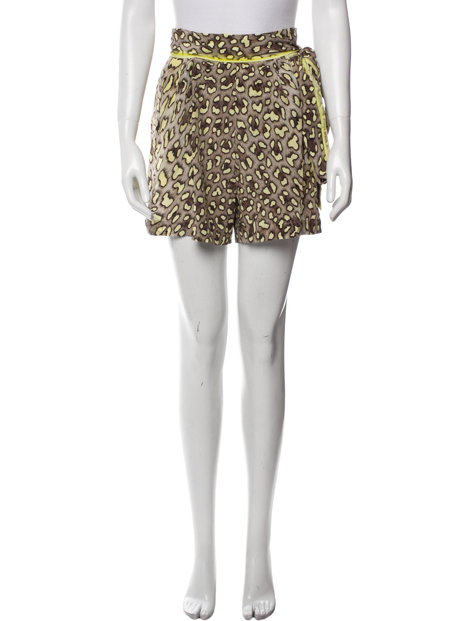 Roberto Cavalli Animal Print Mini Shorts w/ Tags